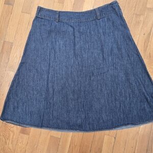 Style & Co. Indigo A-Line Skirt